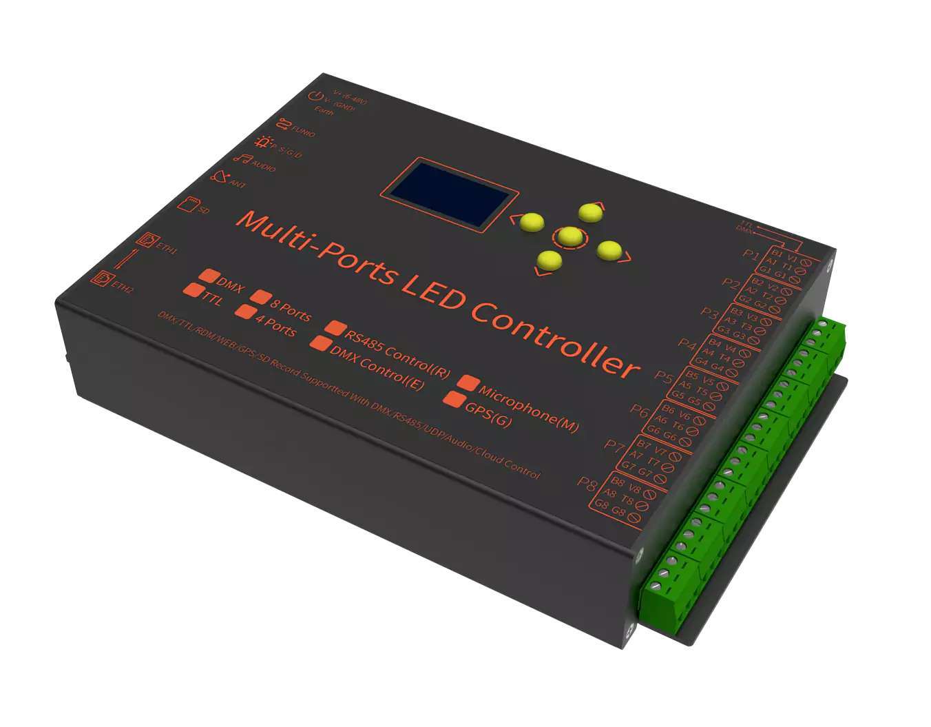 8 Ports DMX512 Controller