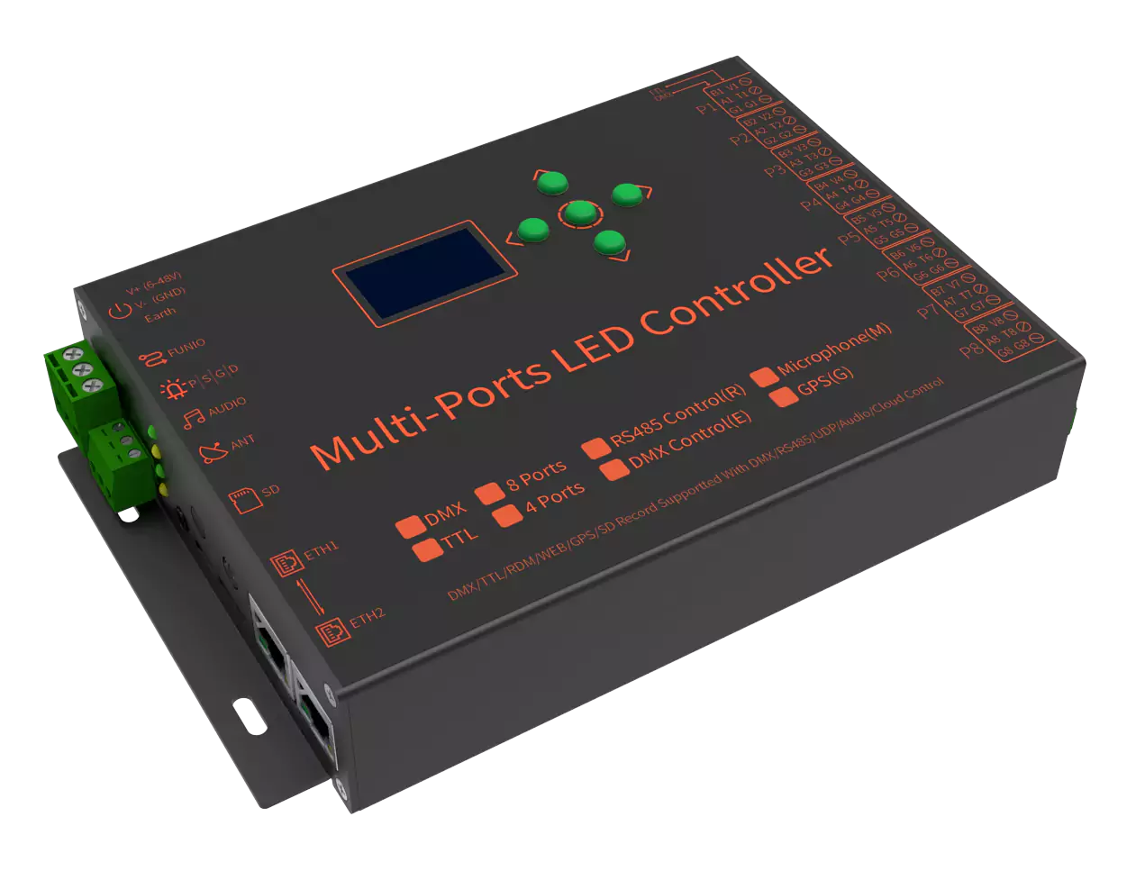 8 Ports TTL LED Controller